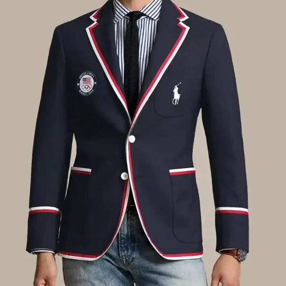 NWT Polo Ralph Lauren Men's Team USA 2024 Olympic Opening Ceremony Blazer Sz 40R - Picture 15 of 16